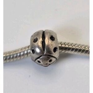 Pandora Ladybug Charm 925 ALE Sterling Silver Bug Insect Bead Cute